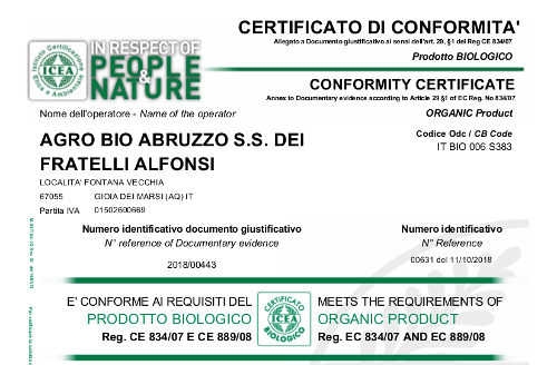 certificazaione icea